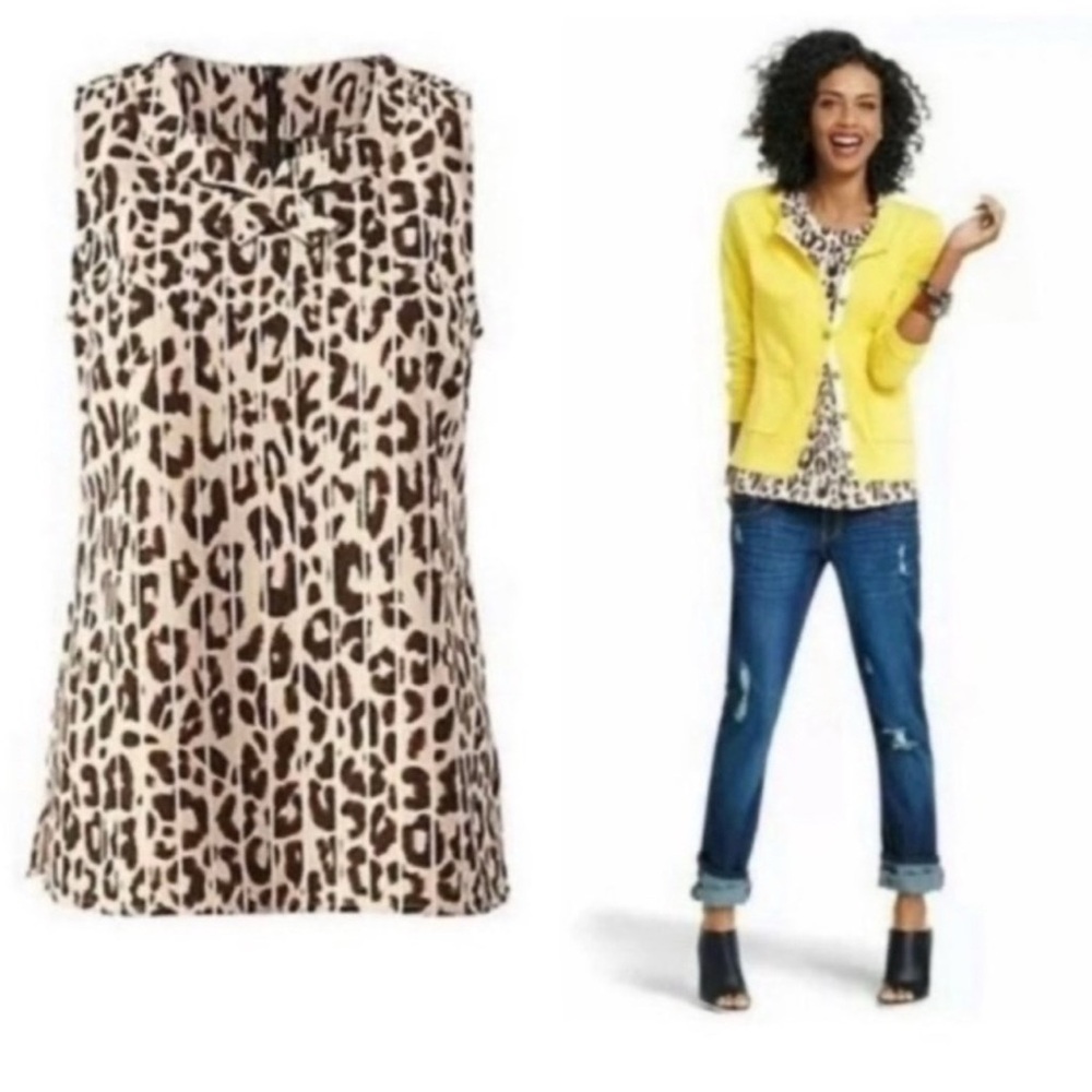 CAbi 3070 Ginger Leopard Tank Top